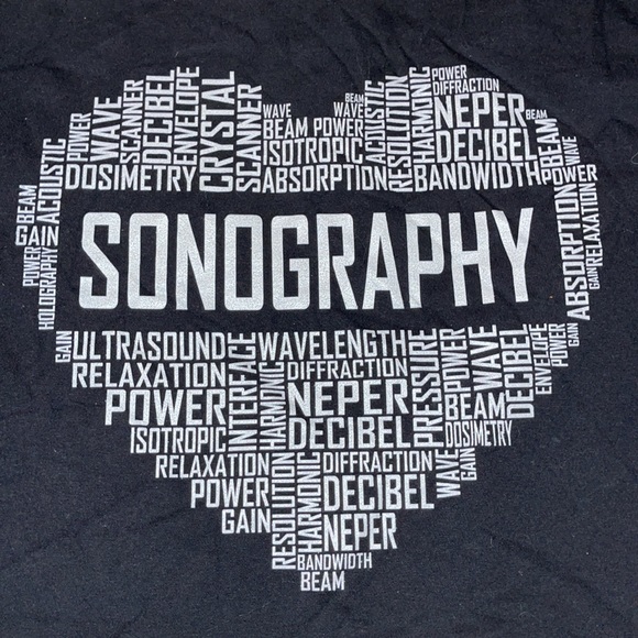BLACK SONOGRAPHY T-SHIRT - Picture 2 of 4